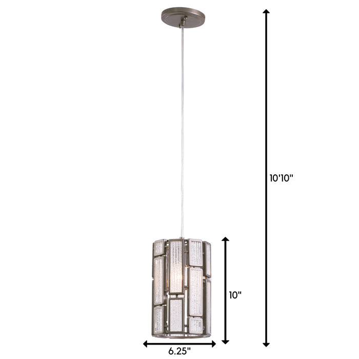 Varaluz - 255M01NB - One Light Mini Pendant - Harlowe - New Bronze