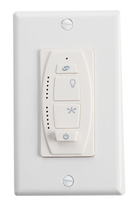 Kichler - 370036WHTR - 6 Speed DC Wall Transmitter - Accessory - White Material (Not Painted)