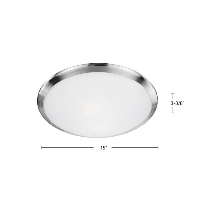 Kuzco Lighting - 51562CH - Two Light Flush Mount - Malta - Chrome