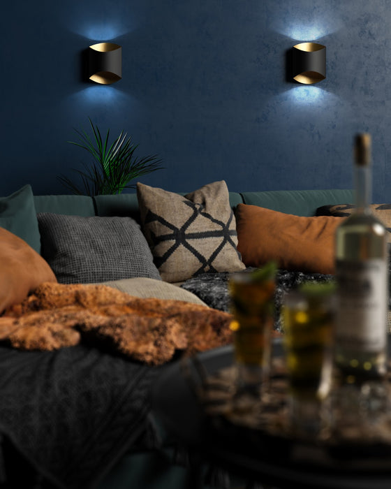 Kuzco Lighting - 601471BK-LED - LED Wall Sconce - Preston - Black