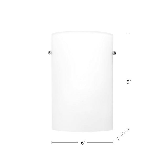 Kuzco Lighting - 60331 - One Light Wall Sconce - Hudson - Opal Glass