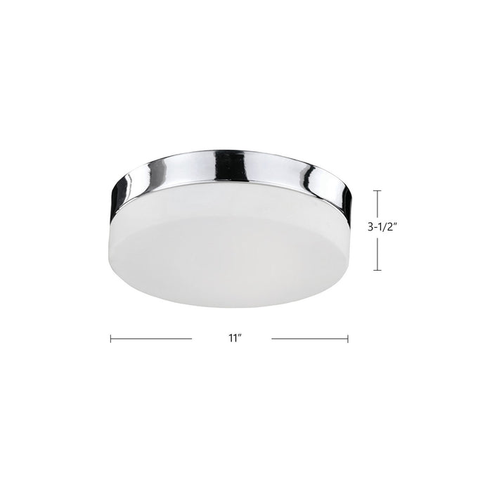 Kuzco Lighting - FM2011-CH - LED Flush Mount - Lomita - Chrome