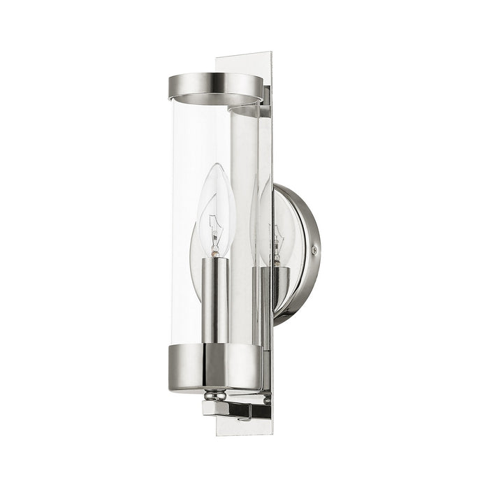 Livex Lighting - 10141-35 - One Light Wall Sconce - Castleton - Polished Nickel