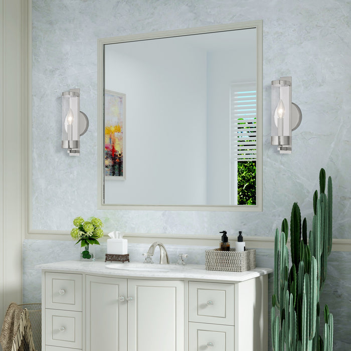 Livex Lighting - 10141-35 - One Light Wall Sconce - Castleton - Polished Nickel