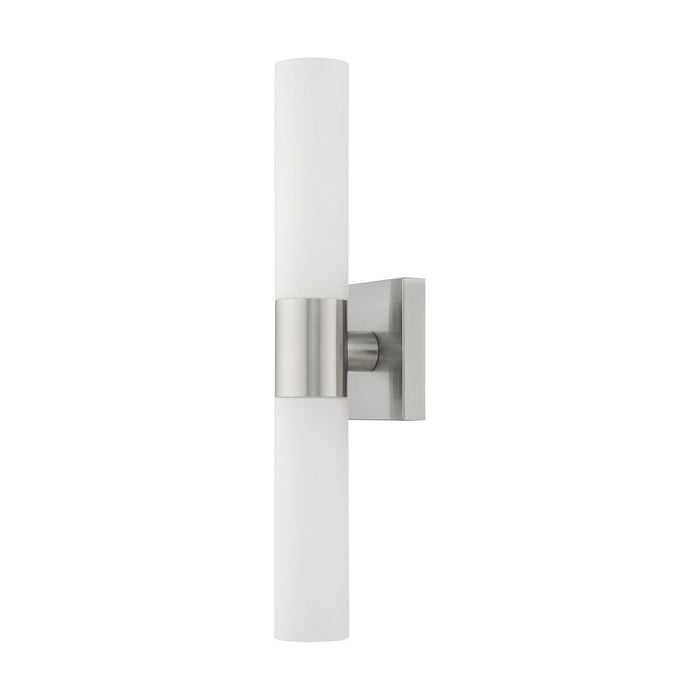 Livex Lighting - 10102-91 - Two Light Bath Vanity - Aero - Brushed Nickel