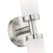 Livex Lighting - 10104-91 - Two Light Bath Vanity - Aero - Brushed Nickel