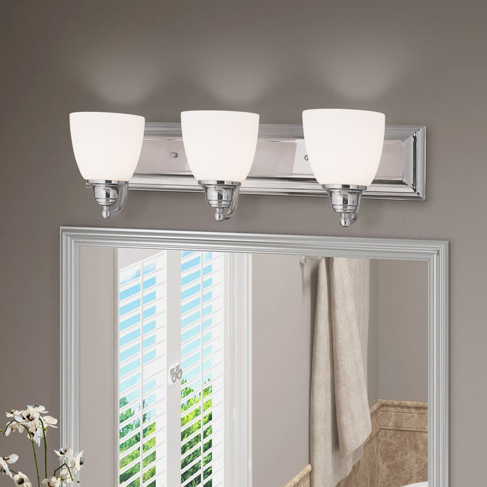 Livex Lighting - 10503-05 - Three Light Bath Vanity - Springfield - Polished Chrome