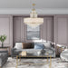 Livex Lighting - 50788-28 - Eight Light Chandelier - Prescott - Hand Applied Winter Gold
