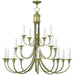Livex Lighting - 5140-01 - 20 Light Foyer Chandelier - Cranford - Antique Brass
