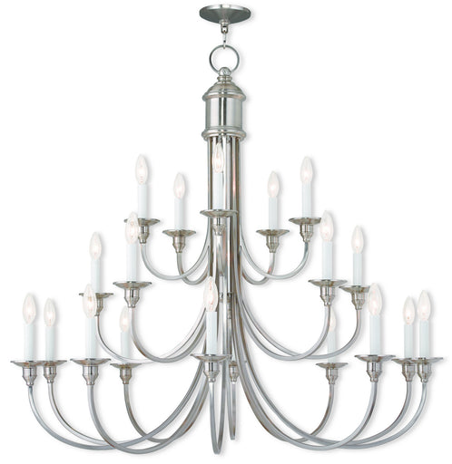 Cranford 20 Light Foyer Chandelier Brushed Nickel