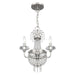 Livex Lighting - 51843-91 - Three Light Mini Chandelier/Ceiling Mount - Valentina - Brushed Nickel