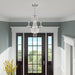 Livex Lighting - 51843-91 - Three Light Mini Chandelier/Ceiling Mount - Valentina - Brushed Nickel