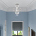Livex Lighting - 51843-91 - Three Light Mini Chandelier/Ceiling Mount - Valentina - Brushed Nickel