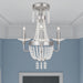 Livex Lighting - 51843-91 - Three Light Mini Chandelier/Ceiling Mount - Valentina - Brushed Nickel