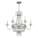 Livex Lighting - 51846-91 - Six Light Chandelier - Valentina - Brushed Nickel