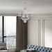 Livex Lighting - 51846-91 - Six Light Chandelier - Valentina - Brushed Nickel