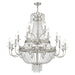 Livex Lighting - 51877-91 - 21 Light Foyer Chandelier - Valentina - Brushed Nickel
