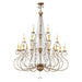 Livex Lighting - 51919-36 - 21 Light Foyer Chandelier - Isabella - Hand Applied European Bronze