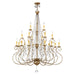 Livex Lighting - 51919-36 - 21 Light Foyer Chandelier - Isabella - Hand Applied European Bronze