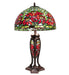 Meyda Tiffany - 65896 - 25"Table Lamp - Tiffany Poinsettia - Mahogany Bronze