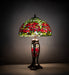 Meyda Tiffany - 65896 - 25"Table Lamp - Tiffany Poinsettia - Mahogany Bronze