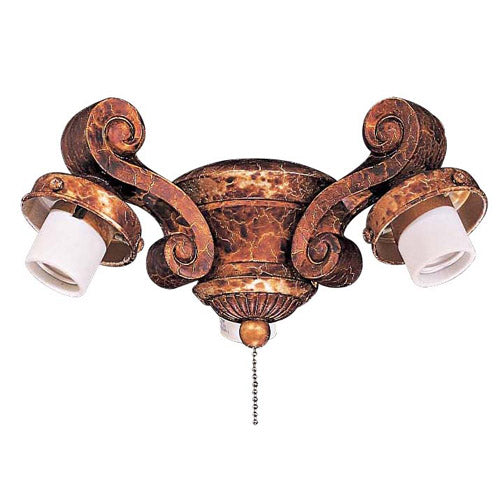 Light Kits Three Light Fan Light Kit Golden Bronze