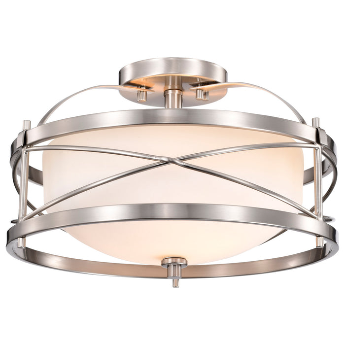 Nuvo Lighting - 60-5331 - Two Light Semi Flush Mount - Ginger - Brushed Nickel