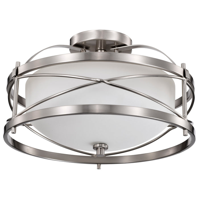 Nuvo Lighting - 60-5331 - Two Light Semi Flush Mount - Ginger - Brushed Nickel