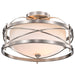 Nuvo Lighting - 60-5331 - Two Light Semi Flush Mount - Ginger - Brushed Nickel