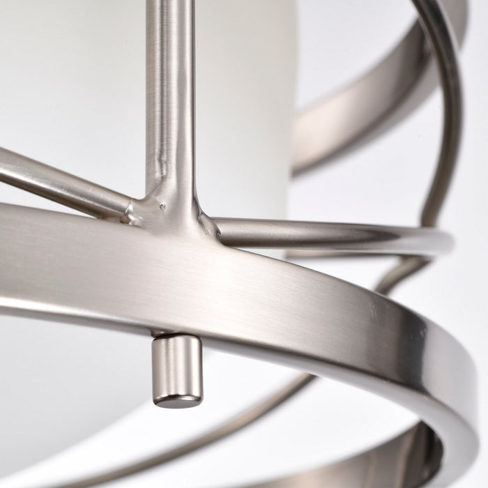 Nuvo Lighting - 60-5331 - Two Light Semi Flush Mount - Ginger - Brushed Nickel