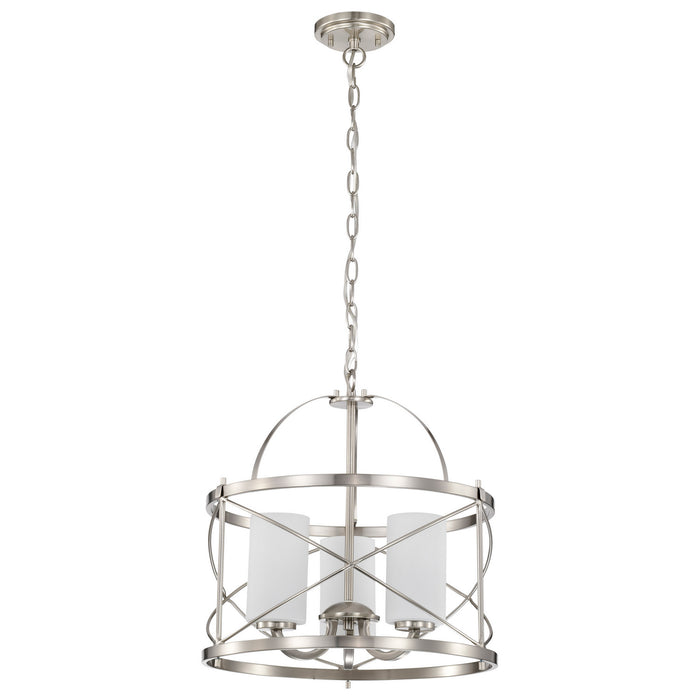 Nuvo Lighting - 60-5333 - Three Light Pendant - Ginger - Brushed Nickel