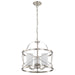 Nuvo Lighting - 60-5333 - Three Light Pendant - Ginger - Brushed Nickel