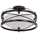Nuvo Lighting - 60-5335 - Two Light Semi Flush Mount - Ginger - Old Bronze