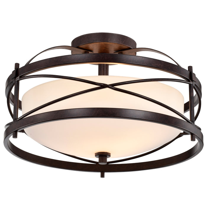 Nuvo Lighting - 60-5335 - Two Light Semi Flush Mount - Ginger - Old Bronze