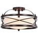 Nuvo Lighting - 60-5335 - Two Light Semi Flush Mount - Ginger - Old Bronze