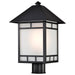 Nuvo Lighting - 60-5605 - One Light Post Lantern - Drexel - Stone Black
