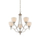 Savoy House - 1-1001-5-SN - Five Light Chandelier - Herndon - Satin Nickel