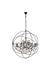 Geneva 18 Light Chandelier Dark Bronze-Large Chandeliers-Elegant Lighting-Lighting Design Store