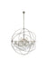 Geneva 18 Light Chandelier Polished Nickel-Large Chandeliers-Elegant Lighting-Lighting Design Store