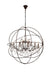 Geneva 18 Light Chandelier Rustic Intent-Large Chandeliers-Elegant Lighting-Lighting Design Store