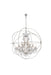 Geneva 25 Light Chandelier Polished Nickel-Large Chandeliers-Elegant Lighting-Lighting Design Store
