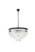 Sydney 17 Light Chandelier Matte Black-Mid. Chandeliers-Elegant Lighting-Lighting Design Store