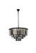 Sydney 17 Light Chandelier Matte Black-Mid. Chandeliers-Elegant Lighting-Lighting Design Store