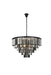 Sydney 33 Light Chandelier Matte Black-Large Chandeliers-Elegant Lighting-Lighting Design Store