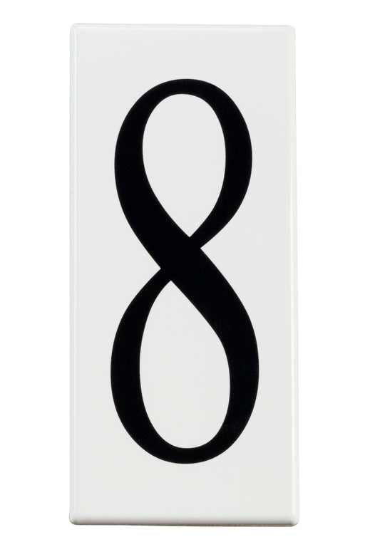 Kichler - 4308 - Number 8 Panel - Accessory - White Material (Not Painted)