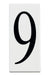 Kichler - 4309 - Number 9 Panel - Accessory - White Material (Not Painted)