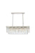 Sydney 12 Light Chandelier Polished Nickel-Linear/Island-Elegant Lighting-Lighting Design Store