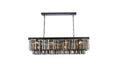 Sydney 12 Light Chandelier Matte Black-Linear/Island-Elegant Lighting-Lighting Design Store