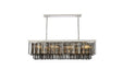 Sydney 12 Light Chandelier Polished Nickel-Linear/Island-Elegant Lighting-Lighting Design Store