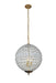 Olivia Three Light Pendant French Gold-Pendants-Elegant Lighting-Lighting Design Store